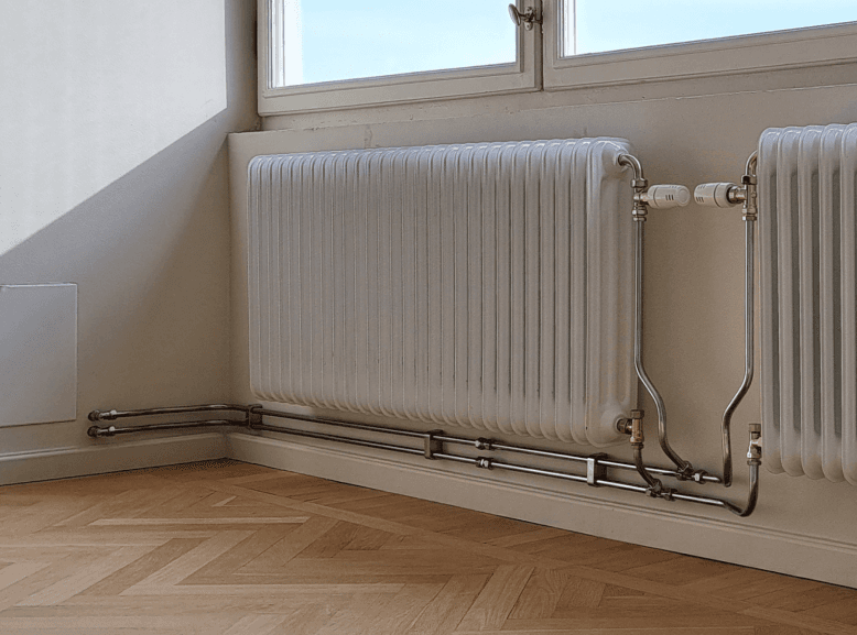 Modern minimalist bathroom with concrete walls and floating sink